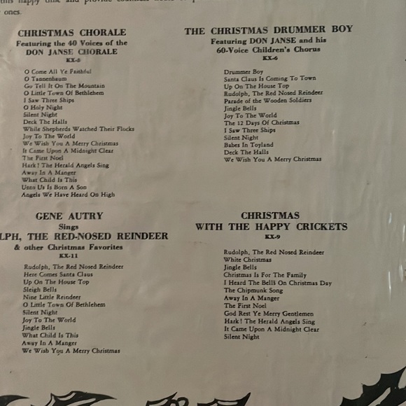 Christmas drummer boy Don Janse and his 60 voice children chorus Record. - Picture 4 of 13